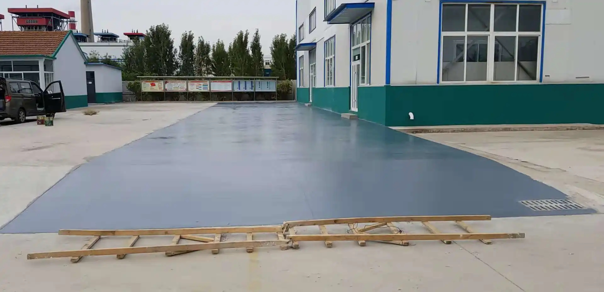 大同车间厂房地坪漆修补翻新